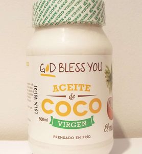 Aceite de Coco GOD BLESS YOU