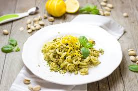 Pasta con pistachos