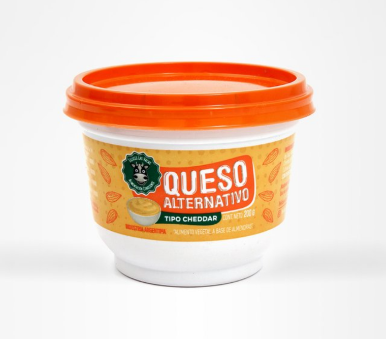 Queso Crema de Almendras tipo Cheddar - Felices las Vacas